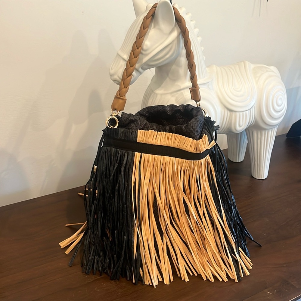 Anita Bilardi mixed media purse